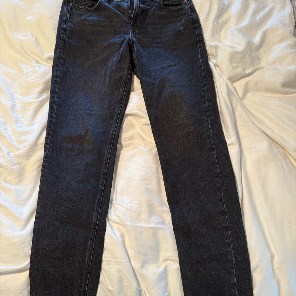 American Eagle Black Women's Straight Leg Jeans - Size 10 Long - NWOT